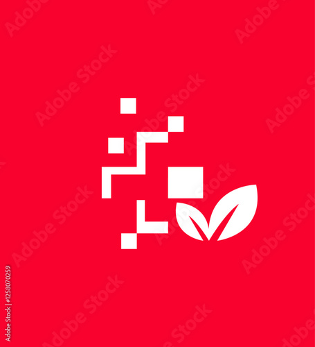 Digital Healthcare, Wellness, Medical Technology, PlantBased, Pixelated Cross, Innovation, Nature