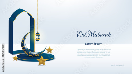 islamic background with 3d ornament. great for ramadan card, eid mubarak and other islamic event.