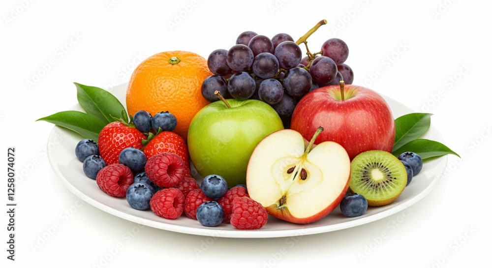 Ripe Strawberries and Blueberries on a Plate
Ripe Strawberries and Blueberries on a Plate