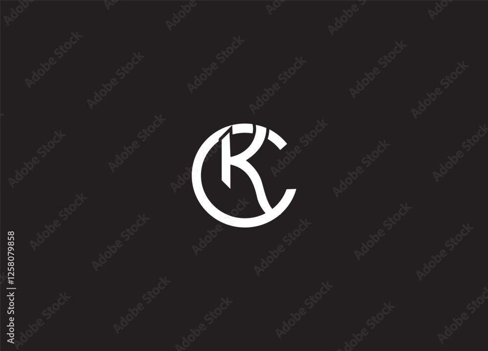 CK creative letter logo design and minimalist logo CK creative letter logo design and minimalist logo