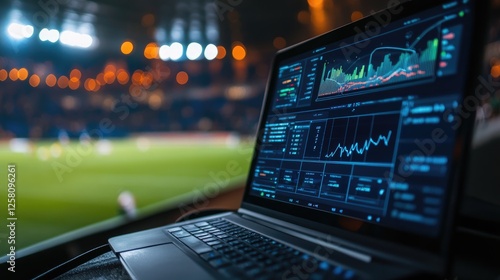 Advanced AI sports analytics platform featuring real-time performance metrics, player stats, and dynamic visual dashboards for team strategies.