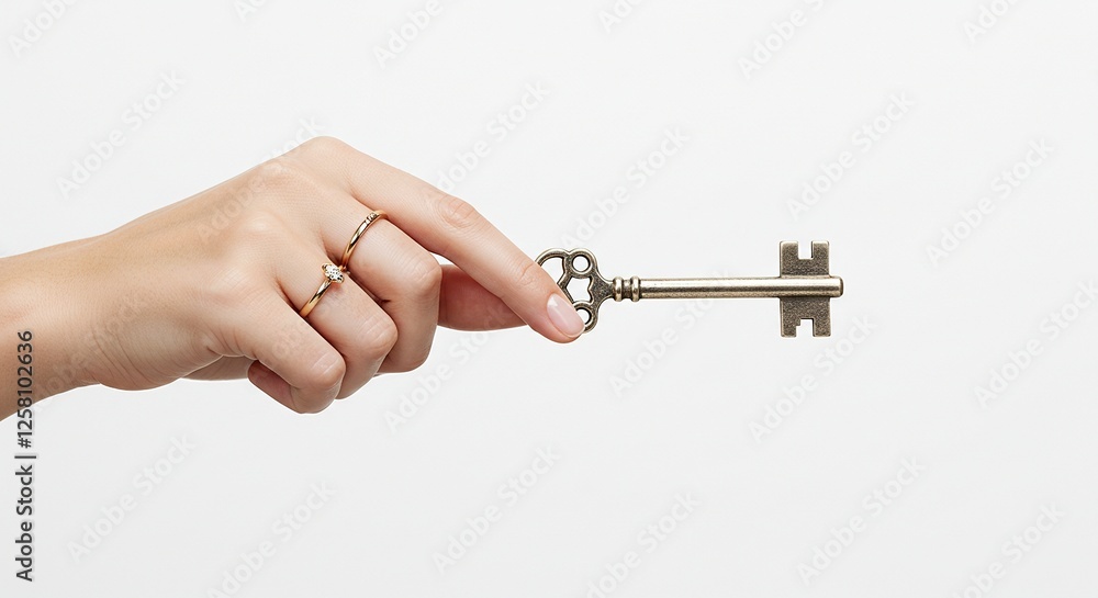 Elegant Gold Rings and Antique Key Unlock Your Style Elegant Gold Rings and Antique Key Unlock Your Style