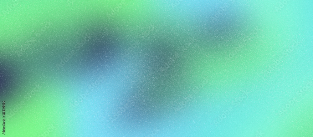 Grainy noise texture background with green and blue gradient, soft blur effect Grainy noise texture background with green and blue gradient, soft blur effect