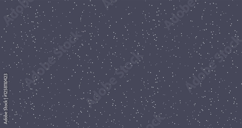 Blue starry background, vector, cartoon style