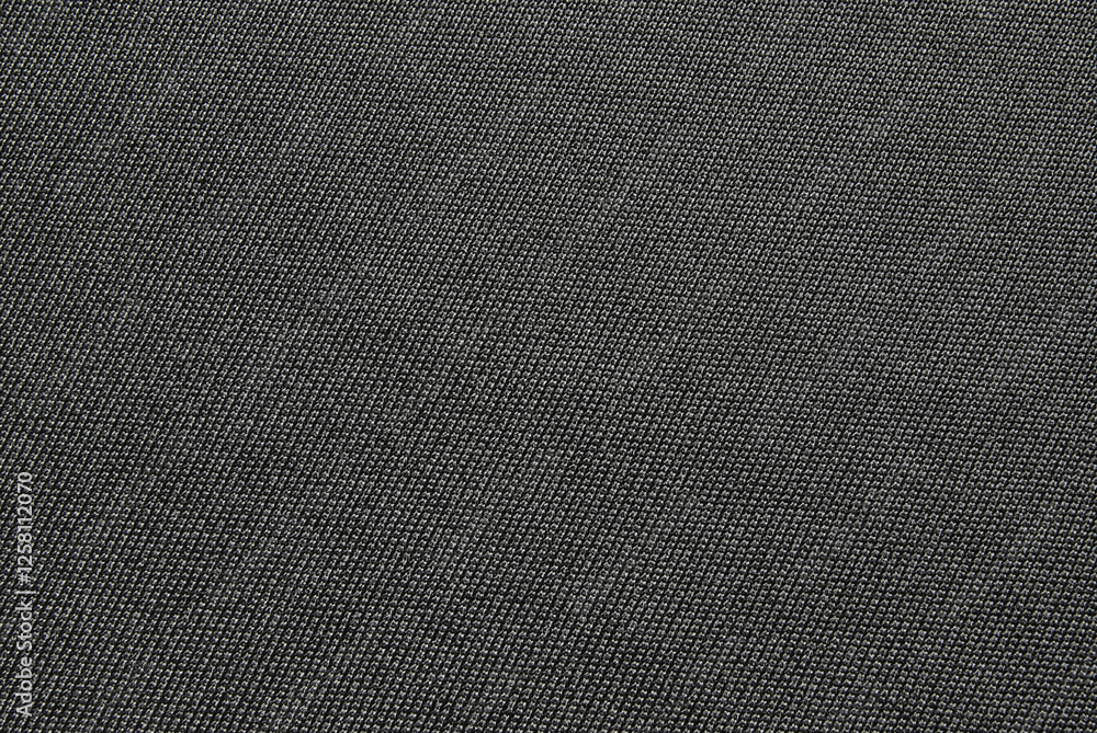 Black fine cotton jersey fabric texture as background Black fine cotton jersey fabric texture as background