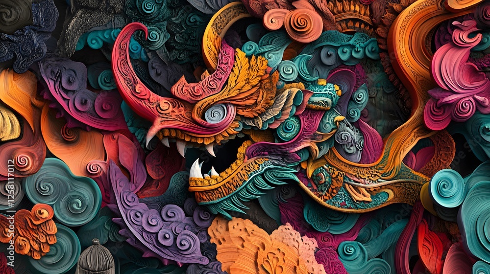 custom made wallpaper toronto digitalVibrant abstract artwork, colorful swirling patterns and textures, artistic expression suitable for creative projects or decor.