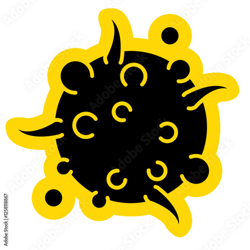 Cancer Cell Icon, Abnormal Cell