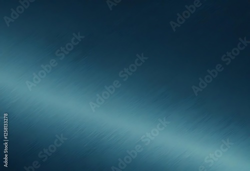Abstract Blue Gradient Brushed Metal Texture Background
