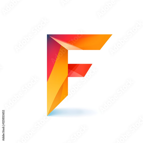 Modern Vector Logo Design Featuring the Letter 'F' on White Free Download Modern Vector Logo Design Featuring the Letter 'F' on White - GFXLoad