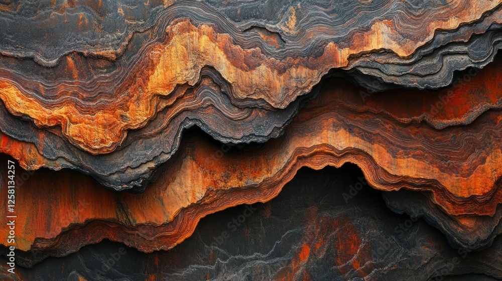 A deep canyon rock face with layered red sandstone, naturally eroded patterns, and realistic lighting, forming a breathtaking abstract landscape. A deep canyon rock face with layered red sandstone, naturally eroded patterns, and realistic lighting, forming a breathtaking abstract landscape.