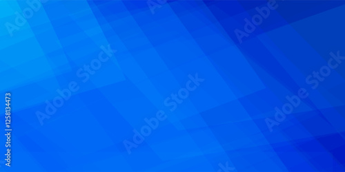 Blue vector abstract geometrical shape modern background