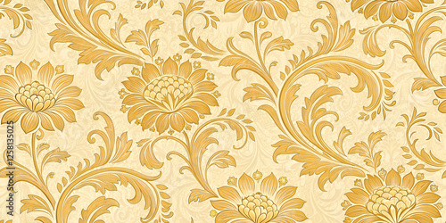 Gold wallpaper background texture