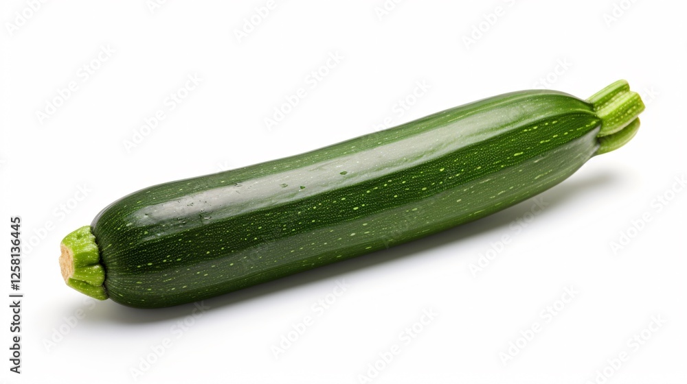Zucchini Isolated on White Background Zucchini Isolated on White Background