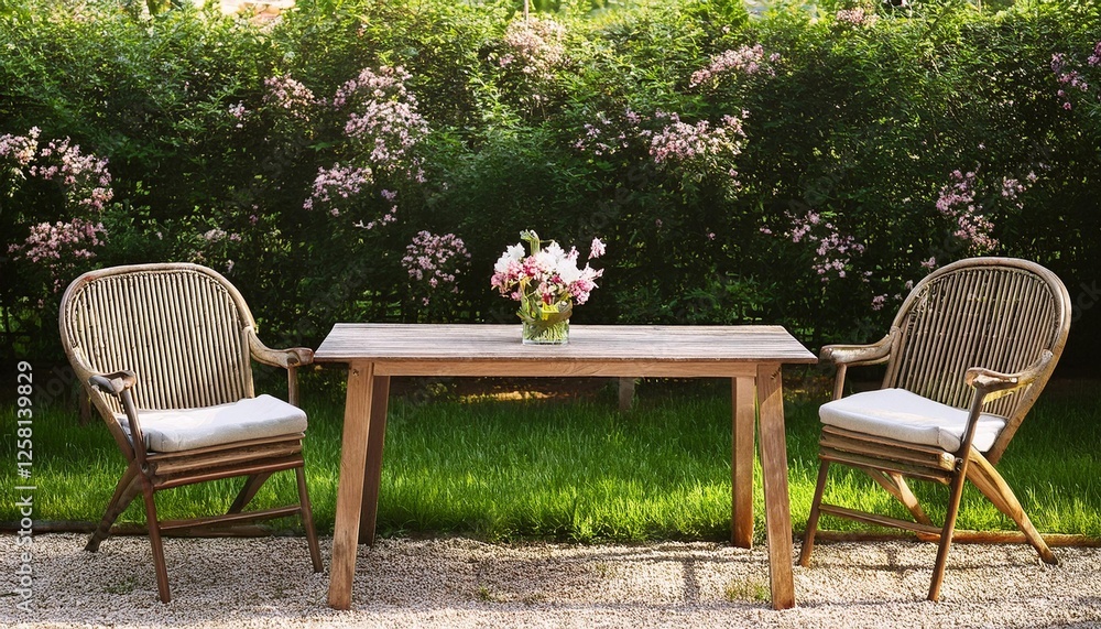 Obraz premium table and chairs