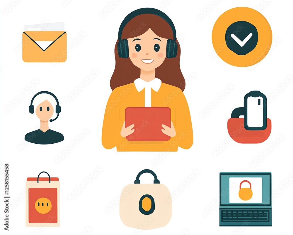 happy calling in spring time Supportive woman using technology for work. love mom concept happy calling in spring time Supportive woman using technology for work. love mom concept