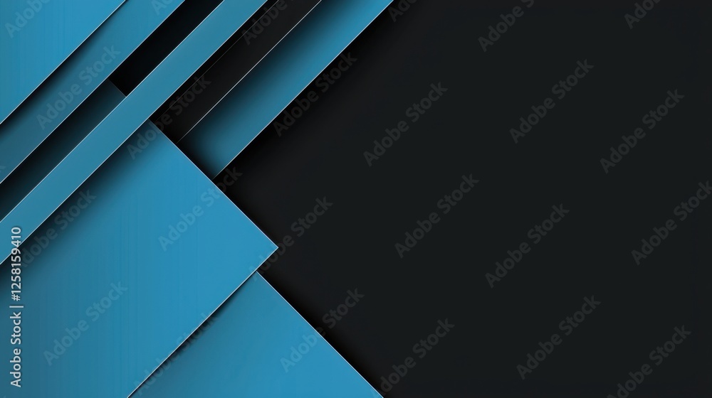Minimalist abstract wallpaper featuring geometric shapes on a Blue background. Banner template with white space for text, ideal for modern and professional design purposes. Minimalist abstract wallpaper featuring geometric shapes on a Blue background. Banner template with white space for text, ideal for modern and professional design purposes.