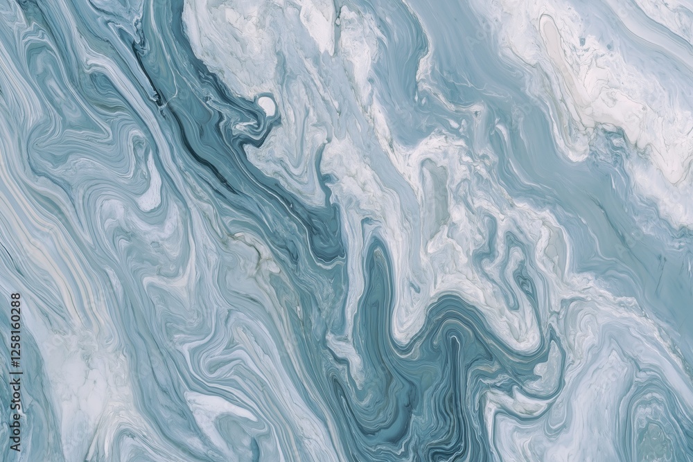 Abstract marbled texture in blue and white tones with swirling patterns Abstract marbled texture in blue and white tones with swirling patterns