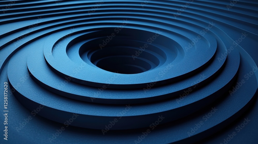 Blue background with concentric circles for design, banner template. White space in the center of the page for text. Simple abstract wallpaper with copy space. Blue background with concentric circles for design, banner template. White space in the center of the page for text. Simple abstract wallpaper with copy space.