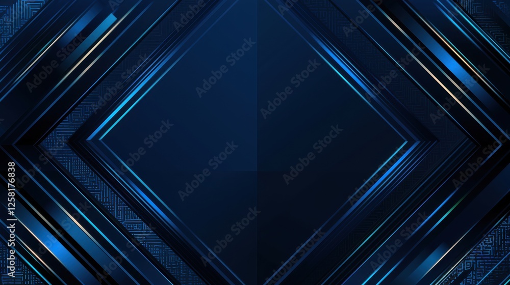 Abstract minimalist wallpaper with clean geometric shapes and patterns on Blue background. Featuring white space in the center for text, ideal for design templates and modern banners. Abstract minimalist wallpaper with clean geometric shapes and patterns on Blue background. Featuring white space in the center for text, ideal for design templates and modern banners.