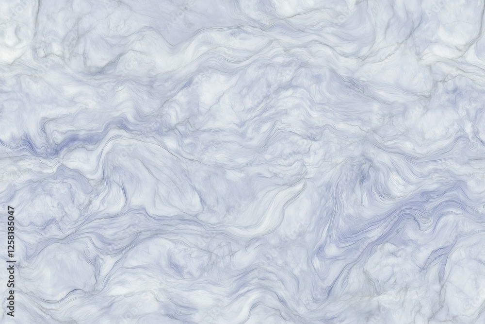 Fototapeta premium Abstract blue marble texture pattern with smooth waves and swirls