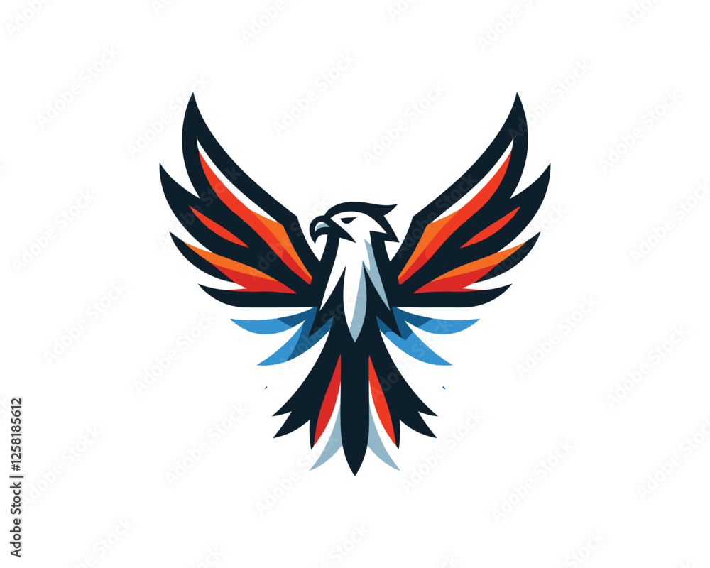 Obraz premium eagle tattoo design