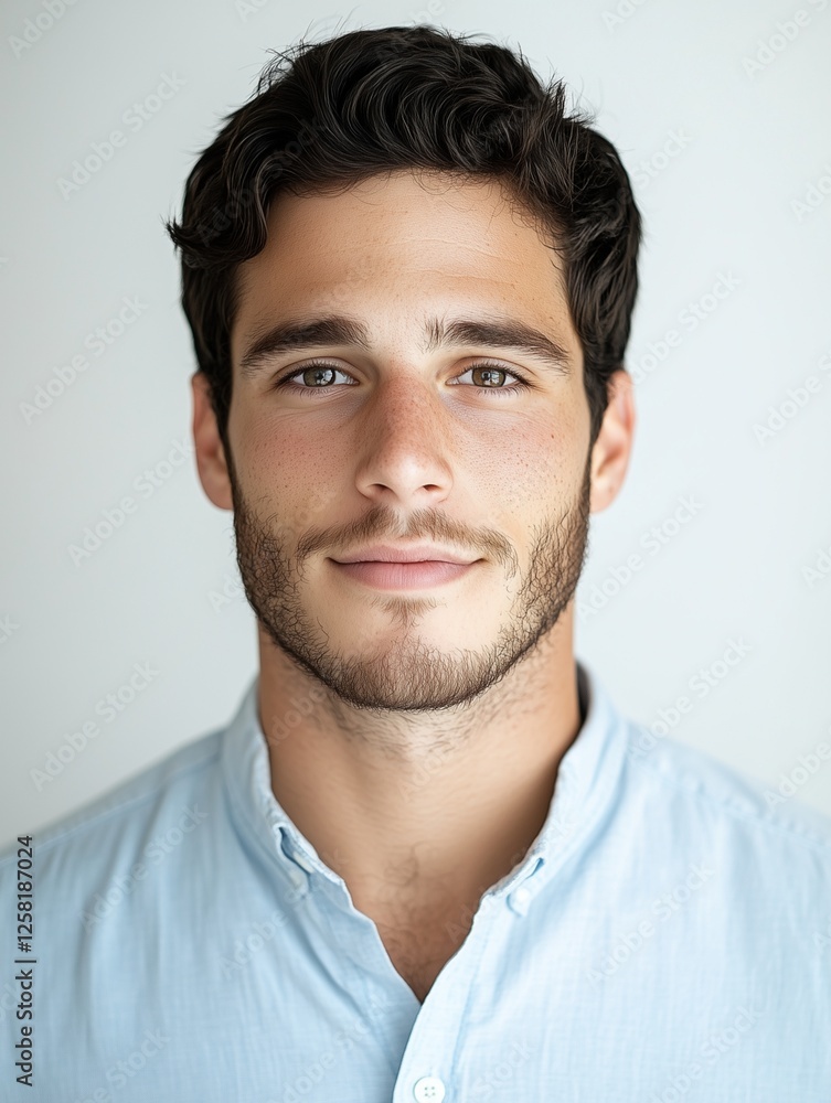 Front-facing portrait
Front-facing portrait