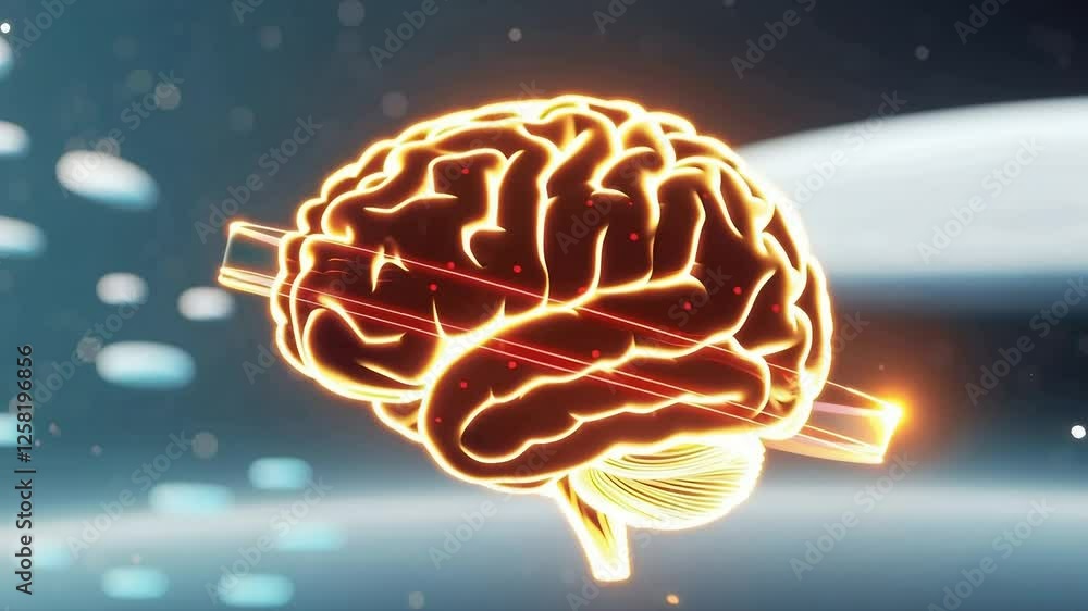 Human Brain 3D Animation Human Brain 3D Animation