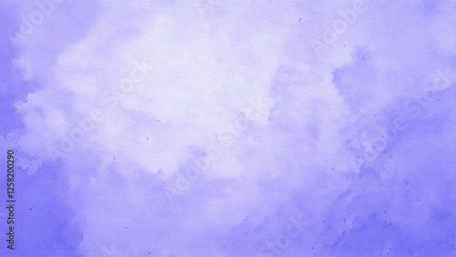 淡い手描きの水彩風の素材 背景素材 紫色 背景素材 16:9サイズ AI生成素材