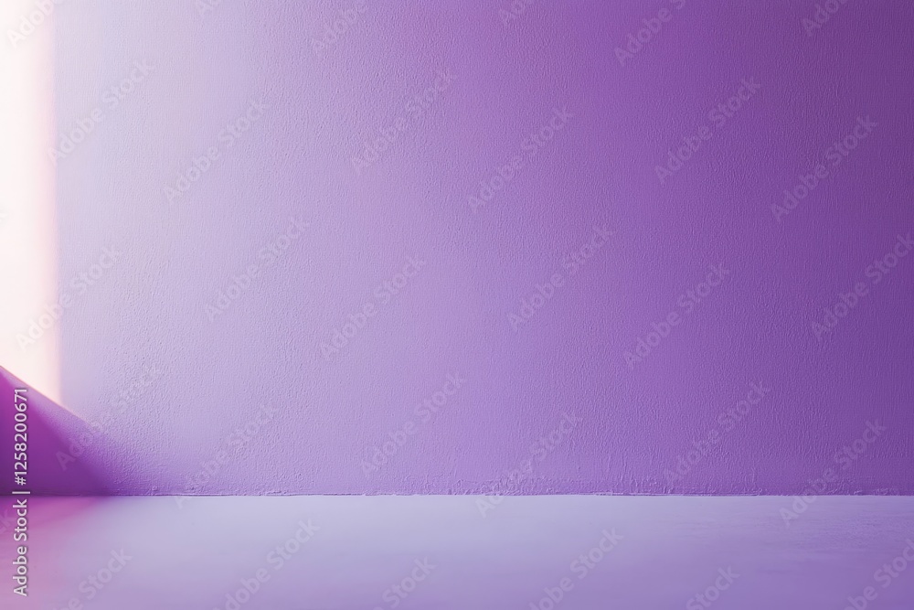 Fototapeta premium Calm lavender background offering clean space for elegant typography.