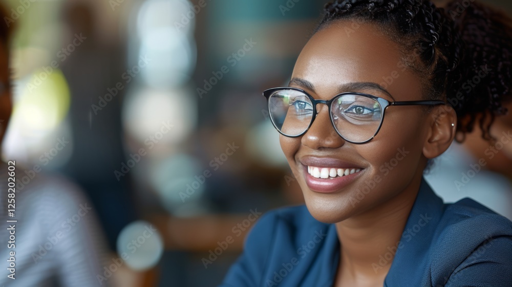 Smiling mid aged businesswoman shaking hands at office meeting for job recruitment agreement Smiling mid aged businesswoman shaking hands at office meeting for job recruitment agreement