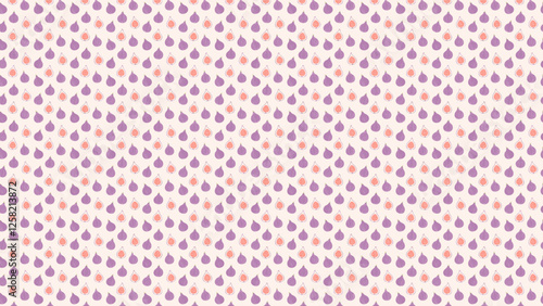 イチジクの背景パターン　イラスト