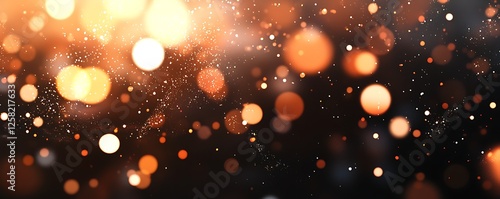 Repeat the fourth prompt, lens flare and bokeh effects on a black background, highlighting abstract concepts solar energy.