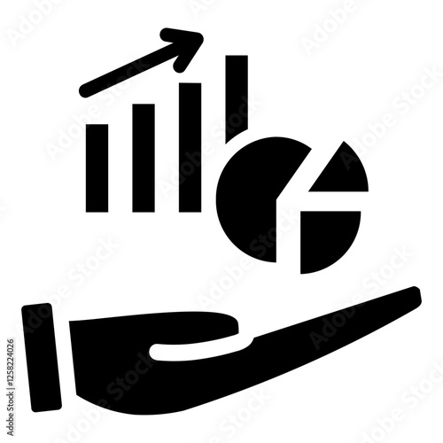 Statistics Glyph Icon