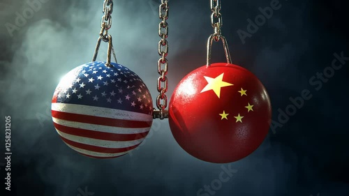 Global economic tension: usa and china trade conflict in motion
