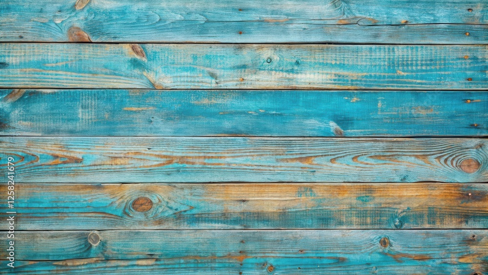 Rustic Blue and Brown Wooden Planks with Natural Distressed Finish Rustic Blue and Brown Wooden Planks with Natural Distressed Finish
