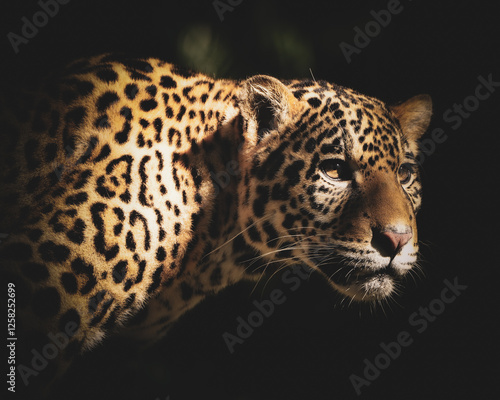 Canvas Print Young male jaguar