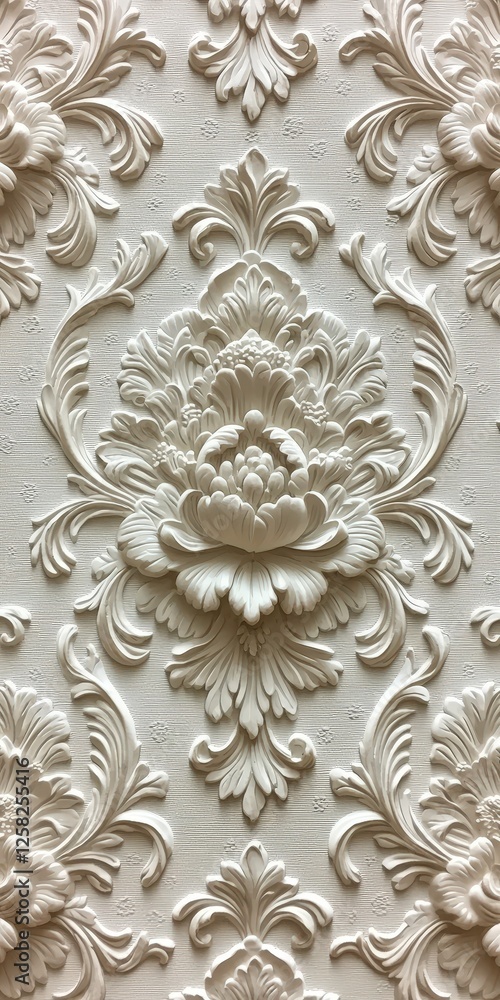 Classic beige floral wallpaper with intricate botanical patterns, featuring elegant embossed designs and vintage aesthetic. detailed floral motifs create sophisticated and timeless look Classic beige floral wallpaper with intricate botanical patterns, featuring elegant embossed designs and vintage aesthetic. detailed floral motifs create sophisticated and timeless look