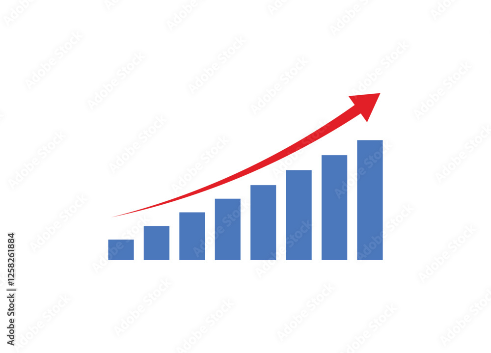 Dynamic Economy Up-Down Trend Graph Chart for Financial & Market Analysis Dynamic Economy Up-Down Trend Graph Chart for Financial & Market Analysis