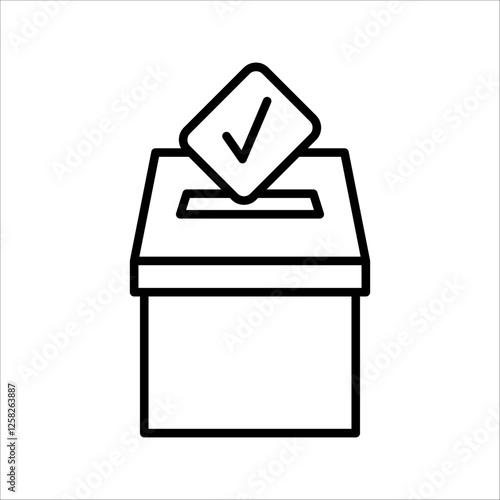 Vote icon. voting sign for mobile concept and web design. vector illustration