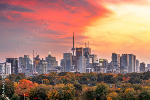 Photography Toronto, Ontario, Canada Park at Dusk