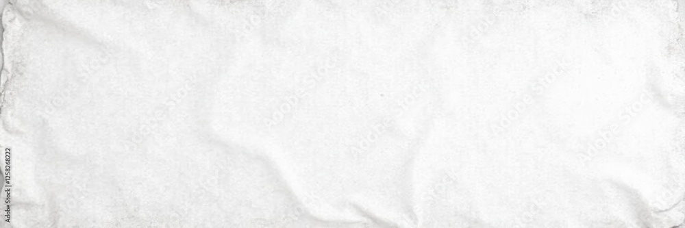 Fototapeta premium Distressed vintage white cloth texture with subtle folds and creases, woven, aged