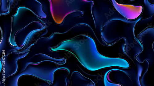 abstract blue background wallpaper Like Windows 11