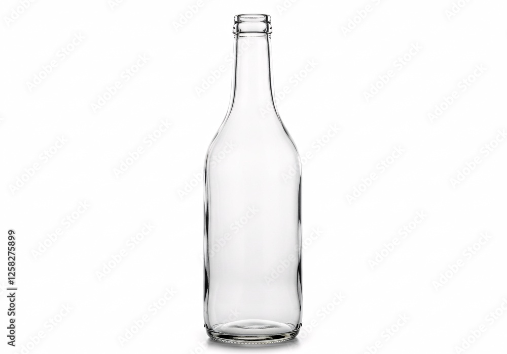 Empty bottle isolated on white Empty bottle isolated on white