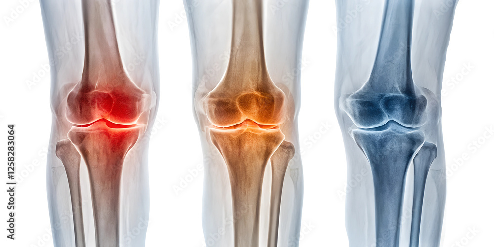 X-ray of Knees Focusing on Joint on White, Medical and Health Illustrations, PNG Transparent X-ray of Knees Focusing on Joint on White, Medical and Health Illustrations, PNG Transparent
