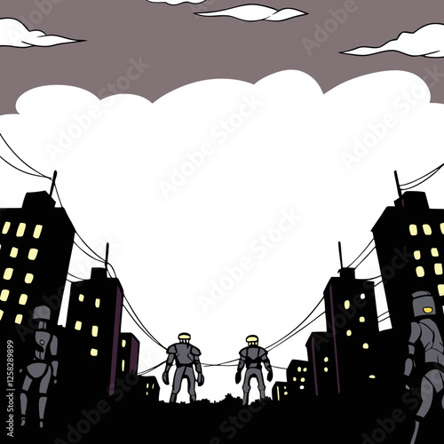 Render a gritty, cyberpunk cityscape overrun by cybernetically enhanced zombies; focus on a single, highly detailed zombie with glowing implants.