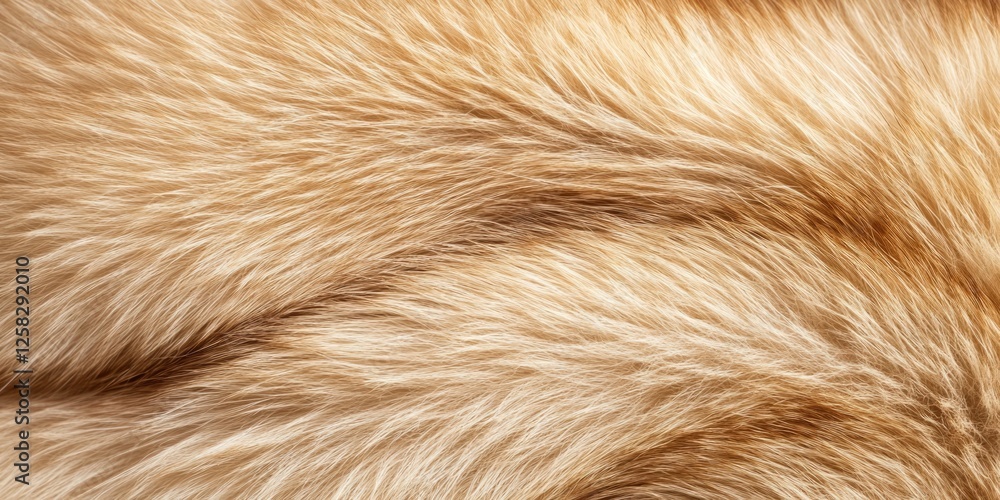 Fototapeta premium CloseUp of Soft Brown Fur Texture
