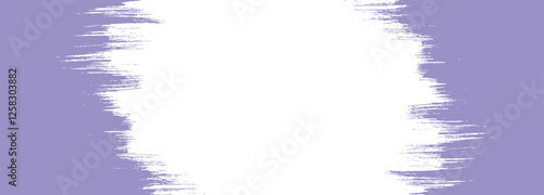 Abstract distressed paint stroke texture with rough edges. Grunge brushstroke background isolated on transparent backdrop. vector brush strok