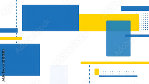 Abstract blue squares vector background for web design