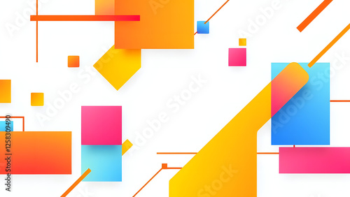 Abstract blue squares vector background for web design