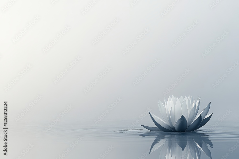 Fototapeta premium Flower-like floating bloom